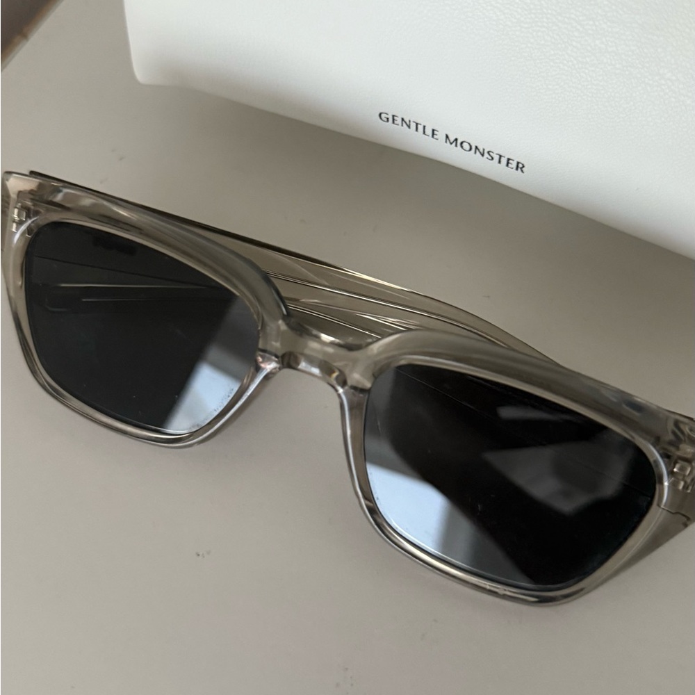 Gentle Monster Transparent Gray Sunglasses